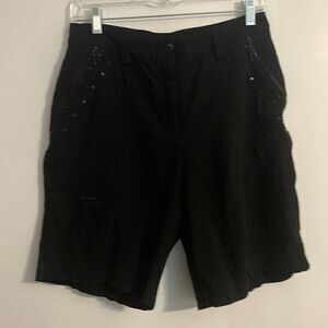 Jamie Saddock apparel black shorts, size small